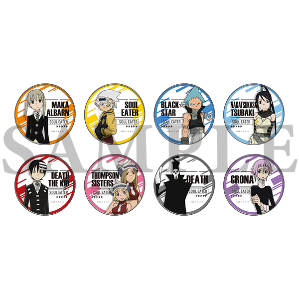 SOUL EATER トレーディング設定ミニミニ缶バッジ コンプリート