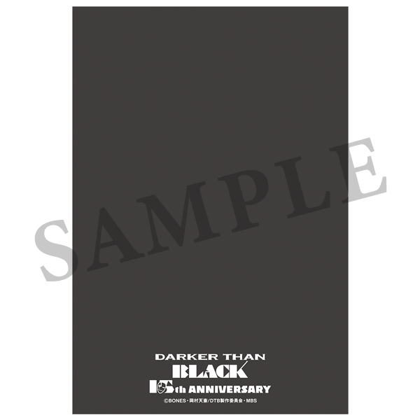 DARKER THAN BLACK 15th Anniversary　描き下ろしイラストカードセット(9種）
