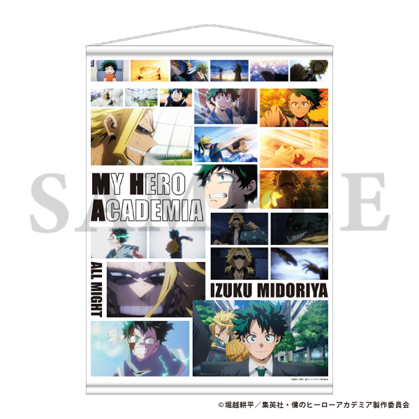 僕のヒーローアカデミア タペストゥリー 緑谷&オールマイト