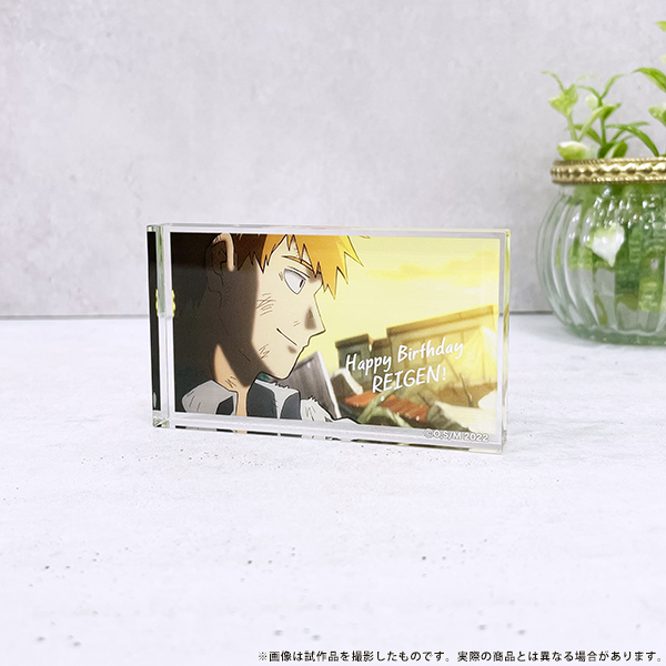 モブサイコ100 Ⅲ 霊幻Birthdayアクリルブロック/12話霊幻: キャラ モブサイコ100 Ⅲ 霊幻Birthdayアクリルブロック/12話霊幻: キャラ