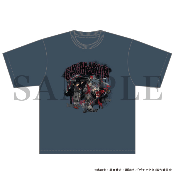 ガチアクタ ヴィンテージ風Tシャツ 2P COLOR ネイビー