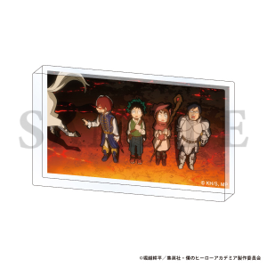 僕のヒーローアカデミア 2期EDアクリルブロック/緑谷&麗日&飯田&轟