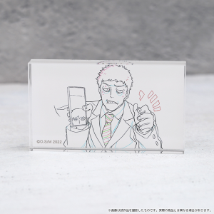 Skull on book アクリル原画 モブサイコ100 Ⅲ 2期名場面原画アクリルブロック／13話モブ