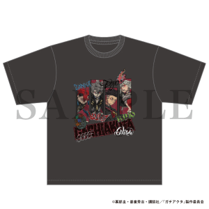 ガチアクタ ヴィンテージ風Tシャツ 2P COLOR ブラック
