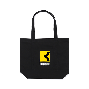 bones ロゴトートバッグ BLACK